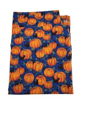 Halloween Fabric Cats & Pumpkins 116 x 46